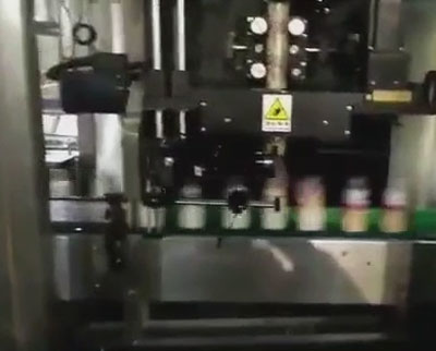 高速牛奶套標機